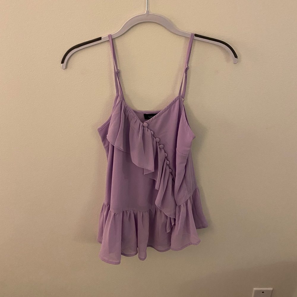 Leo + Viola Purple Top
